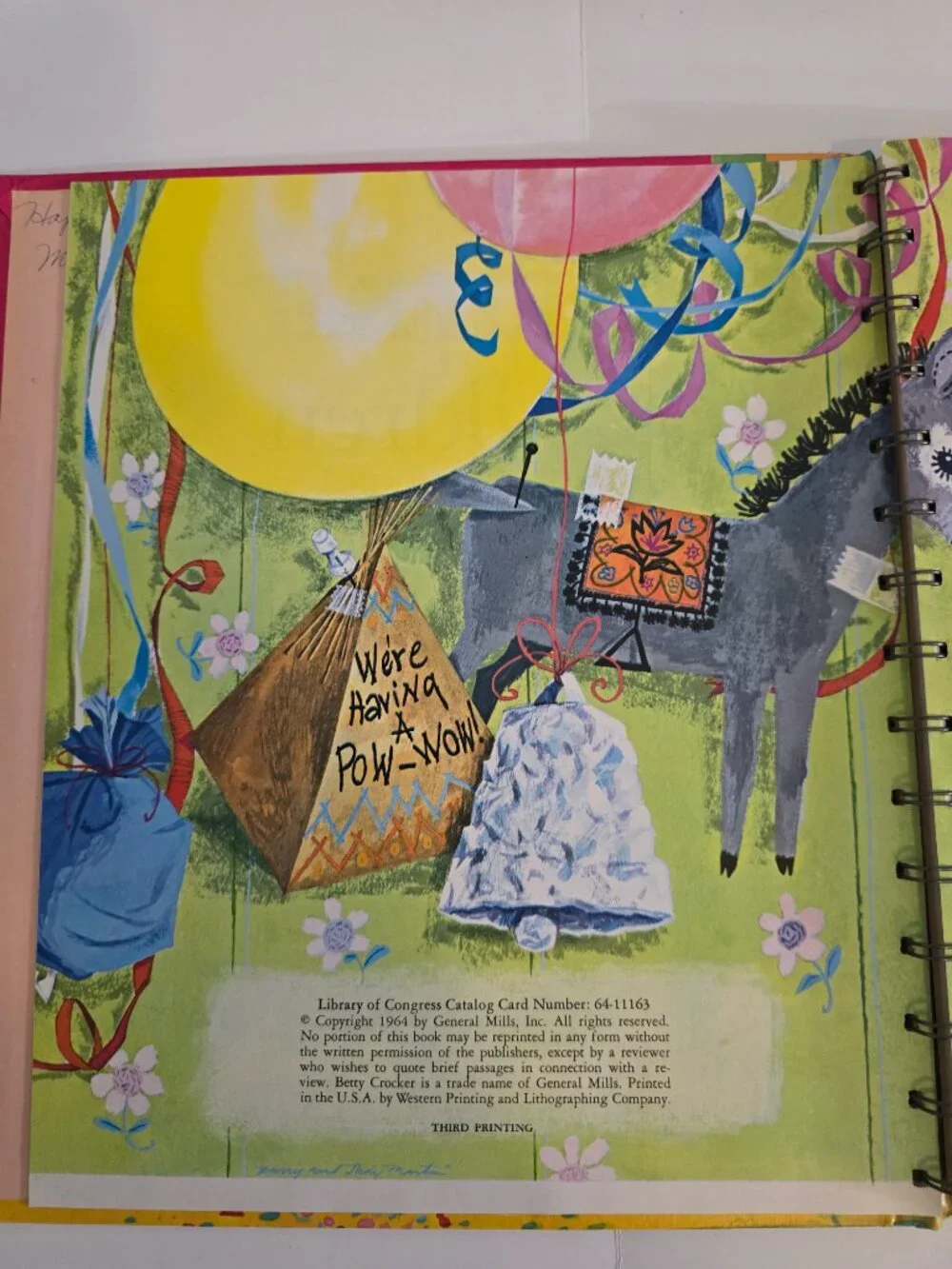 Vintage Betty Crocker Cookbook Lot Hostess Cookbook & Parties for Children HC